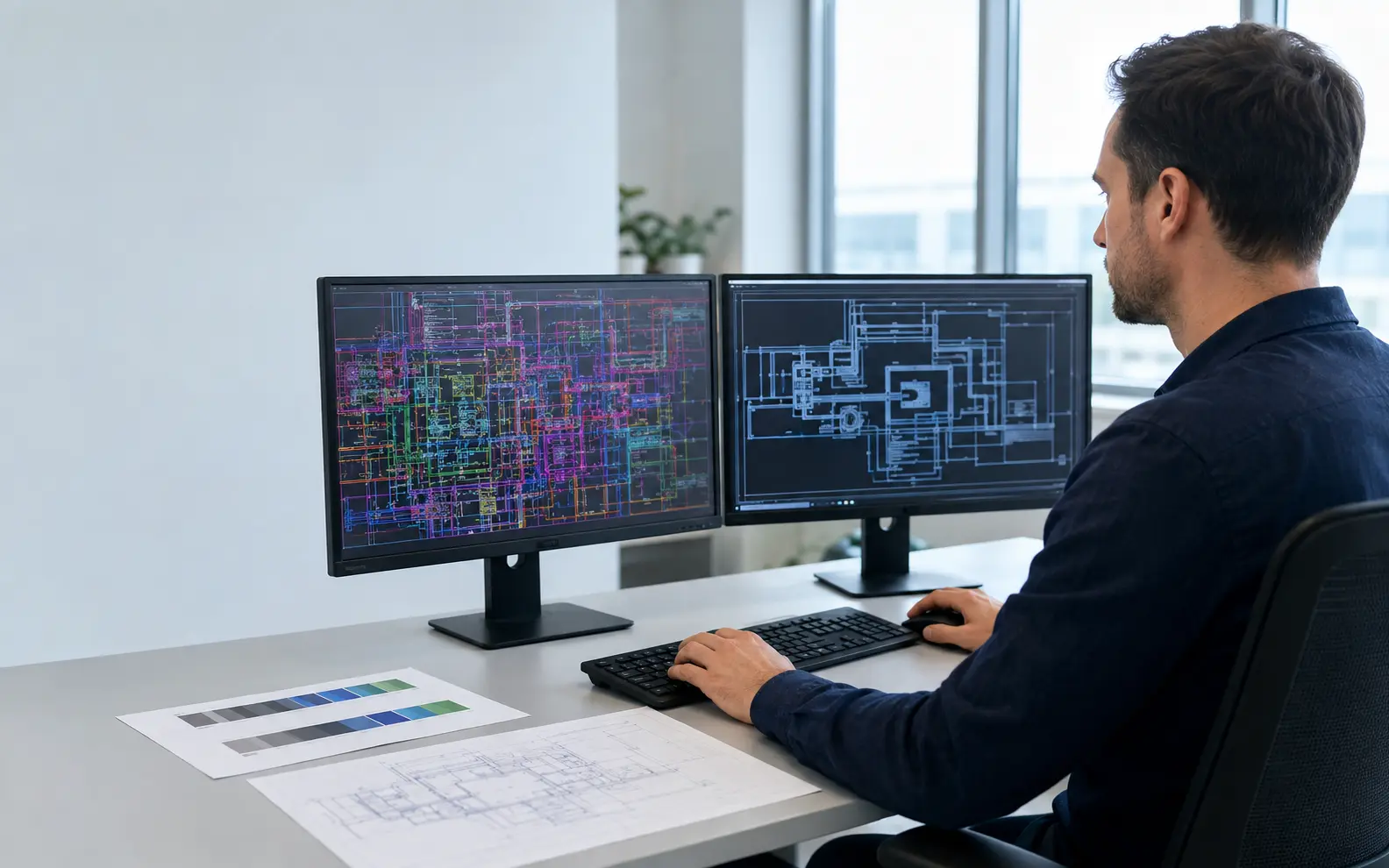 Technical production visual for cad cleanup layer standardisation