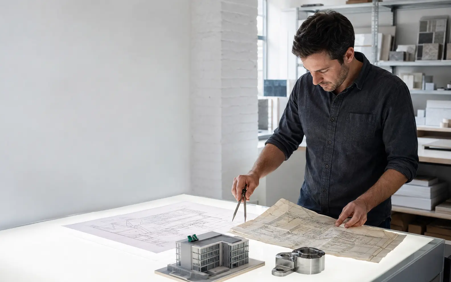Technical production visual for cad drafting pricing