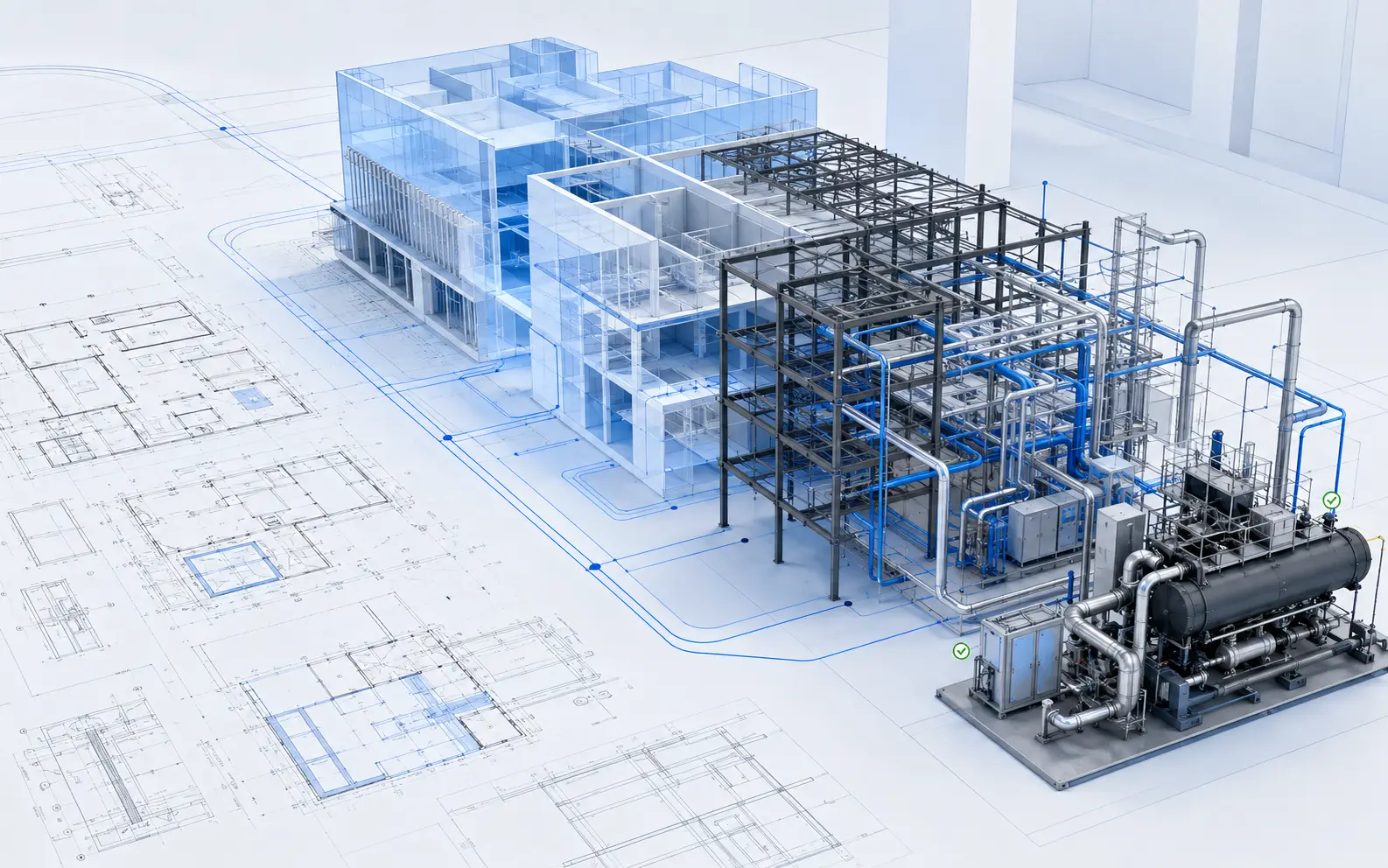 Technical production visual for services